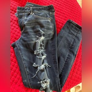 American eagle 360 stretch jeggings, size 12